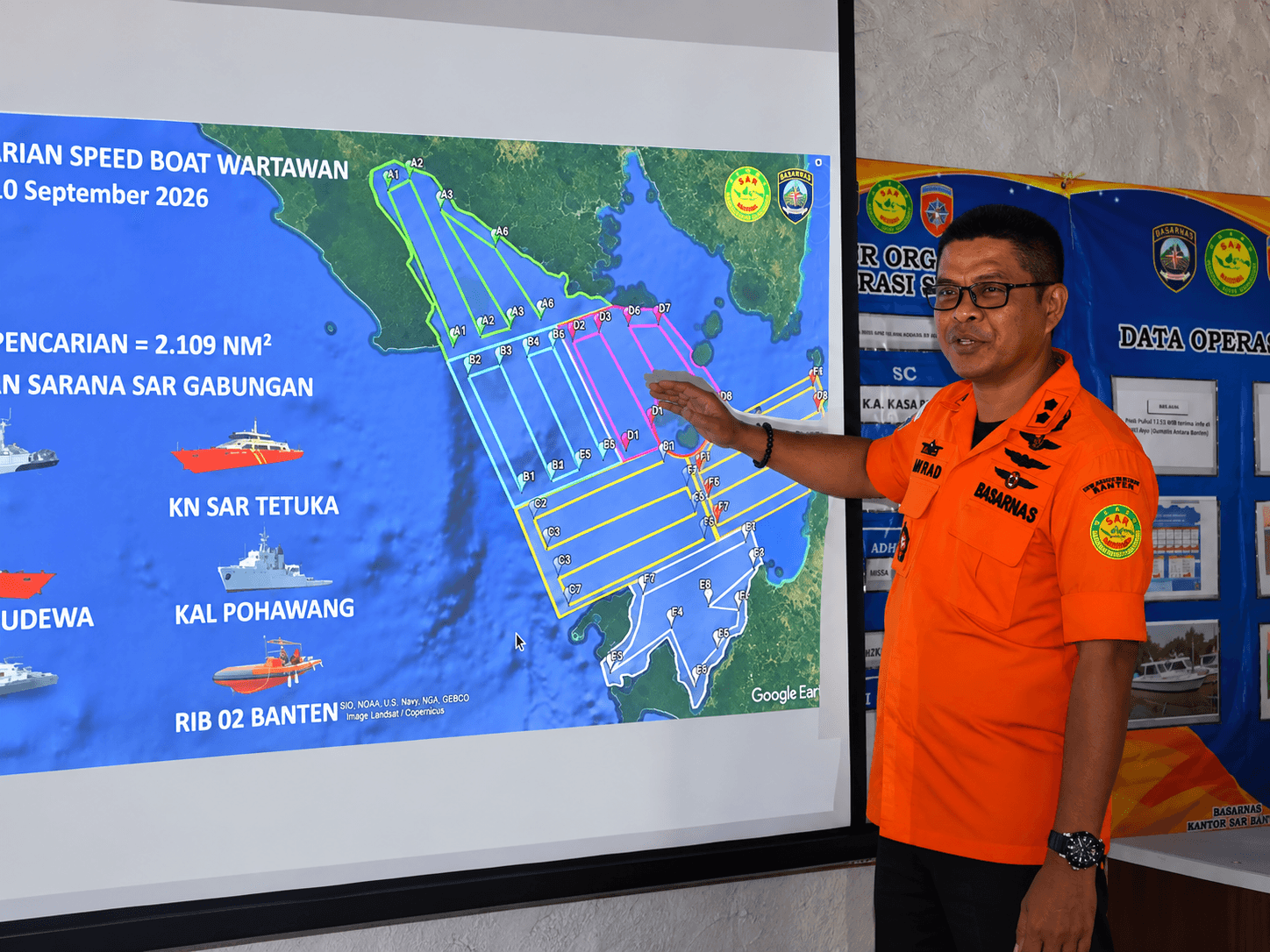 Pada Hari Ketiga Operasi Pencarian, Tim SAR Gabungan Perluas Radius Pencarian Speed Boat di Selat Sunda